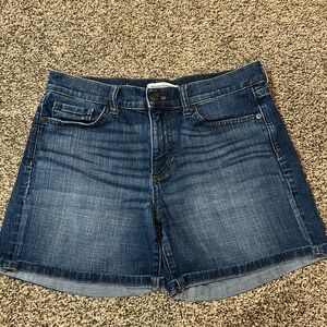 Banana Republic Blue Jean Shorts with Cuffed Hem